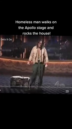 Homeless Man Rocks Apollo Stage with Incredible Talent!