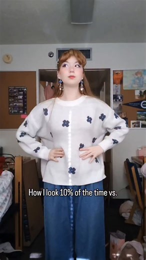 September Frost on Instagram: "This is actually a lie because I wear makeup and get dressed up pretty much every day. But I thought it was funny nonetheless. #outfit #fashion #ootd * * * * * * * * * * * * * * * * * * * * Random thought of the day: I started wearing makeup on 8th grade, purely because I hated the way I looked. Still to this day, while I do enjoy doing it, the main reason is that I can't stand how I look without it. Even when I do these "what I look like without makeup videos" I'm