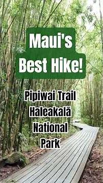 Maui's BEST hiking trail! Come with me while I show you the Pipiwai trail at Haleakala National Park