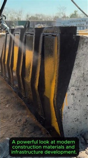 Concrete Road Safety Barriers Manufacturing Process | Highway Protection#shortsfeed