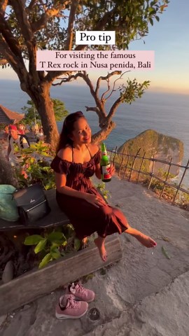 Adventure to the Iconic T-Rex Rock in Nusa Penida