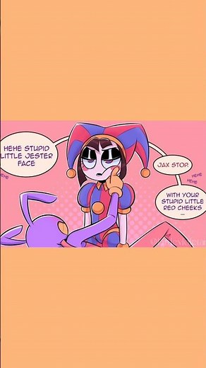 Jax X Pomni!❤️The Amazing Digital Circus Comic Dub