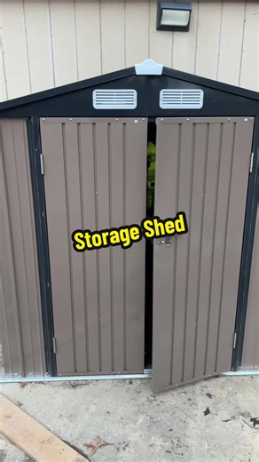 Durable Outdoor Storage Shed for Backyard Organization