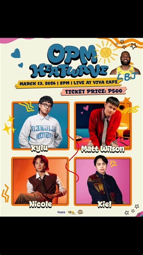 pov: nag-aaya friend mo sa gig / march 13 with kiel, nicole & matt wilson!! tapos special performance by lebron!! tapos maririnig niyo na rin live si “andy” #kylu #kyluandy #opm