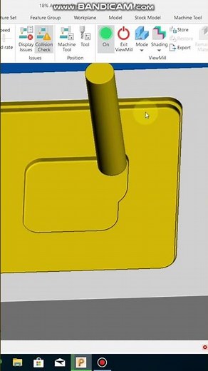 powermill || model area clearance||