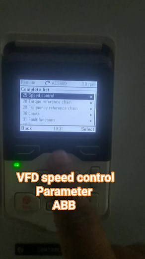 94K views · 1.2K reactions | ABB ACS880 VFD speed parameters #Electrician #engineering #electrical #electronics | Electrical Engineering Question & Solution & Learning | Facebook
