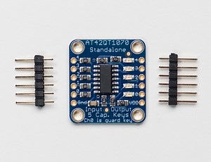 NEW PRODUCT – Standalone 5-Pad Capacitive Touch Sensor Breakout – AT42QT1070