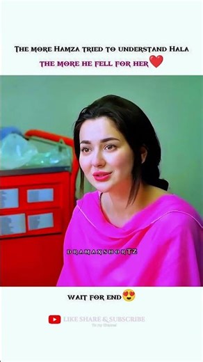 Hamza slowly falling for Hala❤️#youtubeshorts #trending #viral #haniaamir #farhansaeed #merehumsafar