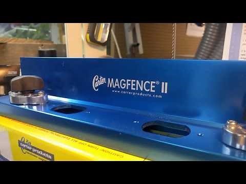 Carter MAGFENCE II review. Bandsaw fence