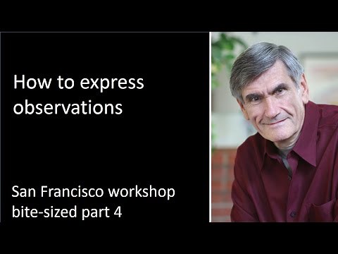 How to Express Observations | Nonviolent Communication explained by Marshall Rosenberg