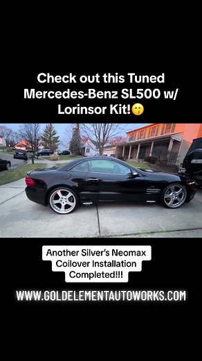 Another Silver’s Neomax coilover job complete!!! Check out this Mercedes-Benz SL500 w/Lorinsor body kit and performance upgrades!!!😲😁😏👌🏾Hit the link to order yours today!!! Contact me if you’d like the conversion done. #lorinsorbodykit #lorinsor #bodykit #sl500 #silversneomax #nahm #sl #r230 #sl600 #sl55 #sl550 #coilovers #mercedes #mercedesbenz #mercedesamg #benzcoupe #benz #goldelementautoworks #benzgang #amgperformance #amgpower #mercedeslovers #mercedesbenzsl600 #business #businessowner