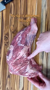 1.7K views · 52 reactions | How to slice beef so it’s EXTRA-TENDER! Tri-tip beef, also known as California Cut, and used for Santa Maria BBQ, is a triangular cut of beef with a unique grain pattern. Learn how to slice it, flank, and skirt steak correctly for tender, juicy steaks. #beef #meatlover #grillingseason #steaks #howtogrill #knifeskills #cookwithme | Cook the Story | Facebook