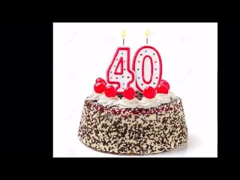 Boldog 40. születésnapot! Születésnapi köszöntő videó nők számára