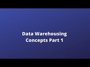 Data Warehousing Concepts Part 1 - DataStage Training @+91 937 936 5515