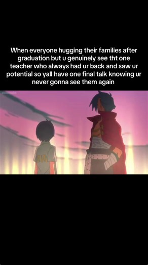 Graduation Farewell to a Supportive Teacher