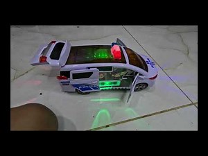 Toy Police Car in Action! Amazing Sound & Lights