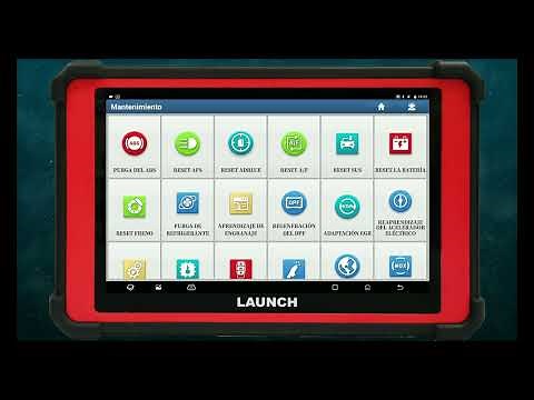 SCANNER AUTOMOTRIZ LAUNCH X431 Capacitación de uso menú principal del scanner y funciones.
