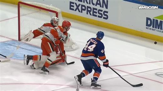 ANA@NYI: Husso effectue un bel arrêt contre Jean-Gabriel Pageau