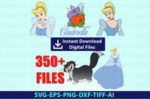 Cinderella PNG Cliparts Bundle, Cinderella PNG Cartoon Sublimation Cliparts, Cinderella Princess Themed Clipart Birthday PNG Bundle Cliparts - Etsy