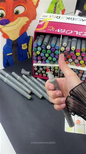 Zootopia 2 One drawing but 4 different styles nick wiled part2 realisim #shorts