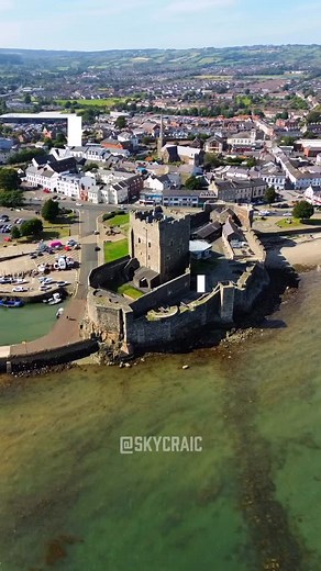 🏰 Carrickfergus Castle from the Sky 🚁 One of Northern Ireland’s most iconic landmarks, Carrickfergus Castle has stood guard on the Antrim coast for over 800 years. Seen here from above, the fortress, harbour, and surrounding town look incredible in the sunshine. 🎥 Filmed in 4K | 1 minute 👇 Have you ever been inside the castle? #NorthernIreland #History #Drone #SkyCraic #Carrickfergus #Castle | SkyCraic