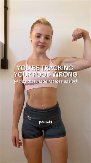 4 Macro Tracking Tips That Make Fat Loss Way Easier #fatloss #bodyrecomp #calorietracking #petite