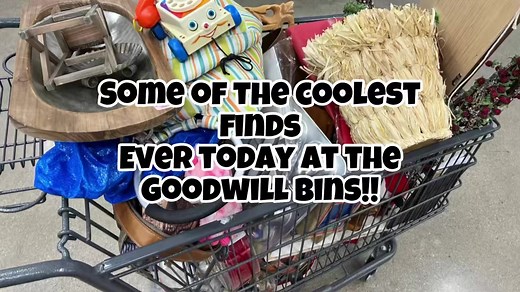 Take a quick thrift trip with me today to the Goodwill Bins in Milwaukee WI! I shop for my furniture boutique, Rustic Rehabs in Menomonee Falls, WI. | Rustic Rehabs