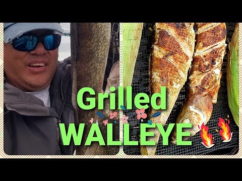 Grilled Walleye! #cookingwalleye