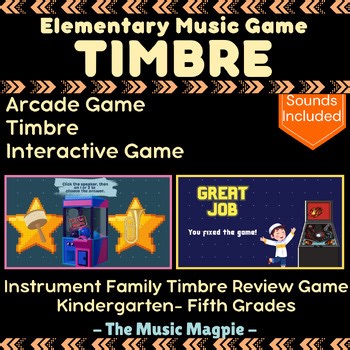 Instrument Family Timbre Game | Interactive Elementary Music "Arcade Game"