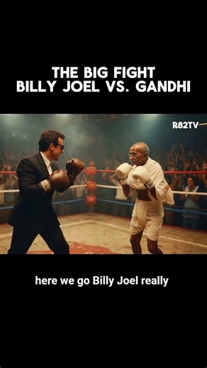 BIG FIGHT Billy Joel vs Gandhi #funny #comedy #boxing