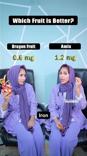 WHICH FRUIT IS BETTER? |DR JUMANA