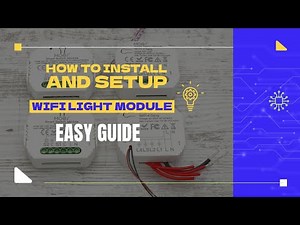 WiFi Light Module Installation! Automate you lights!