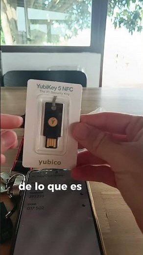 Yubikey NFC for two-step security #yubikey