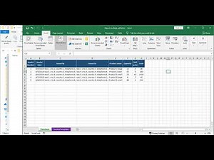 The Power of Excel : VBA Generate multiple PDF files using invoice list and template PART 1/3