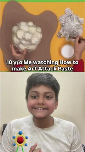 10-Year-Old Me Watching Art Attack 😂🎨 #relatable #shorts #Childhood #Nostalgia #90skids