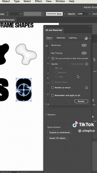 Creating 3D Wireframe Shapes in Illustrator