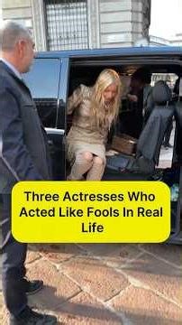 3 Actresses Who Acted Like Fools in Real Life - I am Shocked