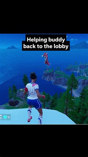 "helping buddy go back to lobby #fortnite #fortniteclips #gaming #talent #stunt #funny