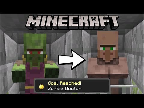 HOW TO CURE ZOMBIE VILLAGERS IN MINECRAFT [JAVA & BEDROCK]