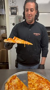 1.3K views · 298 reactions | Start to finish. Hand stretched. Classic Cheese Slice. No flop. Nice undercarriage. One bite. Let’s go | Enzo’s Pizza And Rolls | Facebook