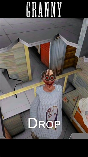 Giant Momo Granny & Taddy Funny Moments ☠️🔥 #granny #gaming #shorts