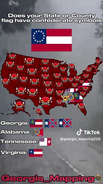 USA History: Mapping Flags and Relations