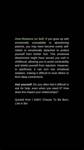 1.2K views · 404 reactions | Growing up without emotionally present...