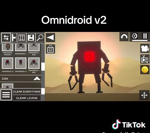 Omnidroid v2 Creation in Melon Sandbox