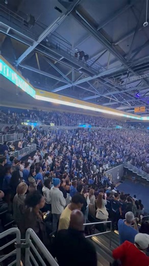 What a turnout for the @UCLAWBB celebration at Pauley!!