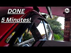 Cleanest Weather Shield Install - Step by Step