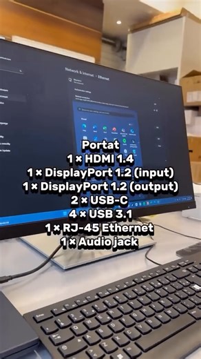 1 kabëll → gjithë setup-i gati! 💻⚡🖥️ HP E24D Docking Monitor: më pak kabllo, më shumë rregull në tavolinë. ✅ Full HD ✅ 100W energji ✅ Webcam & audio ✅ USB portet #monitor #docking #dockingmonitor #hp #hpe24d #work #pune #ulje #discount #discount #oferte #offer #tirana #albania #rrugakavajes #shqiperi #shqiperia #alb #introvussolutions | Introvus Solutions Sh.p.k