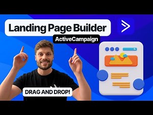 HOW to use the ActiveCampaign LANDING PAGE BUILDER