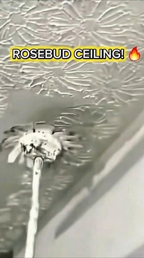 Satisfying Stippled Ceiling Finish 🔥