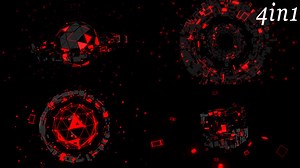 Red Pulse - VJ Loop Pack (4in1)